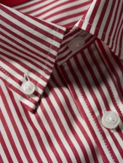 Camisa de riscas slim fit