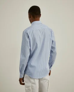Camisa de riscas slim fit