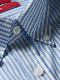 Camisa de riscas slim fit