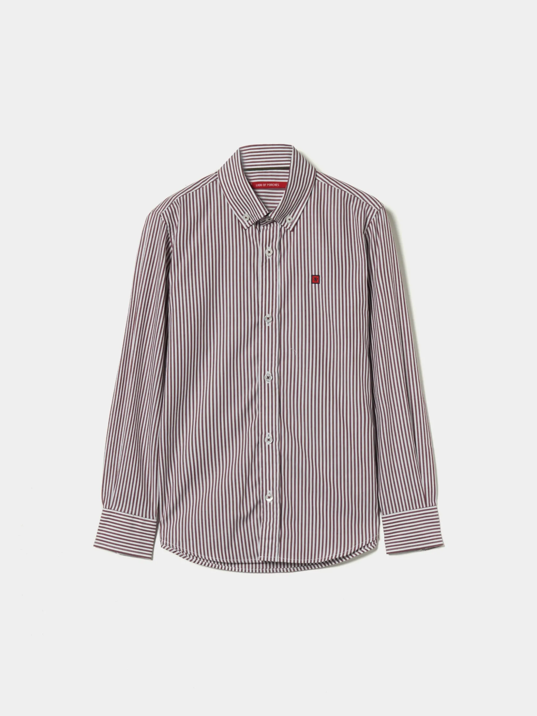 Camisa de riscas slim fit