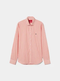 Camisa de riscas slim fit