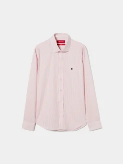 Camisa de riscas slim fit