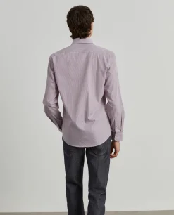 Camisa de riscas slim fit