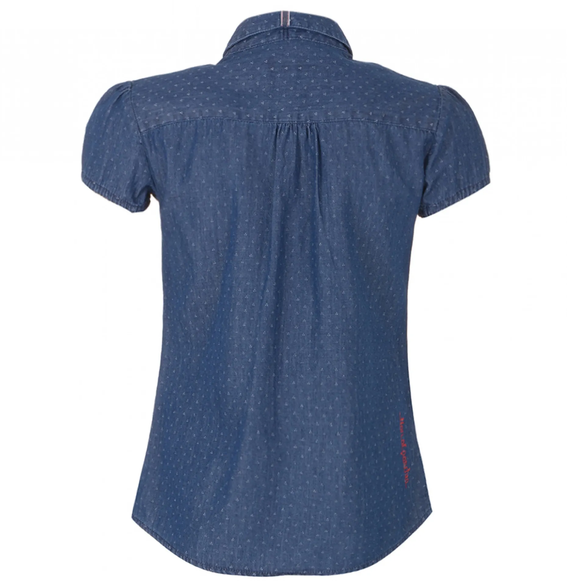 Camisa Denim com Bolso