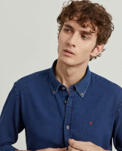 Camisa denim slim fit