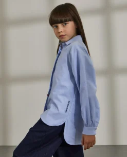 Camisa detalhe fita de riscas