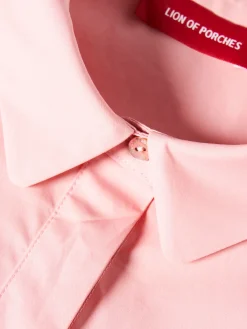 Camisa manga abalonada com nervuras