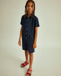 Camisa manga curta com leões