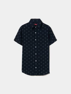 Camisa manga curta com leões