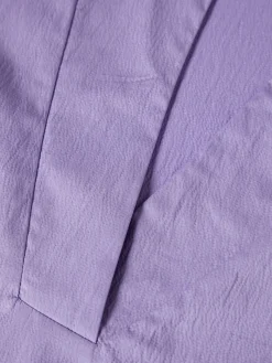 Camisa mangas abalonadas com decote em V