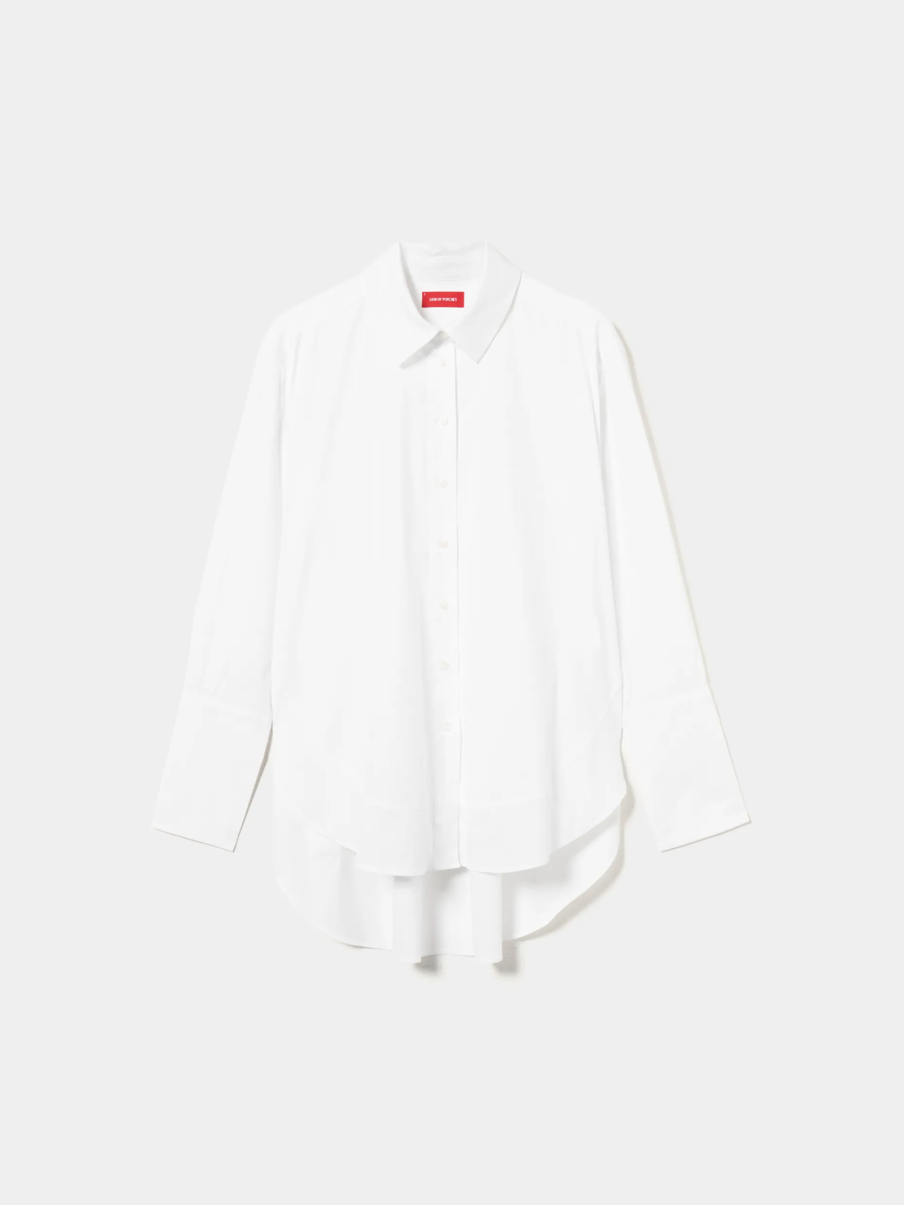 Camisa oversize assimétrica