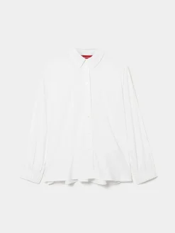 Camisa oversize em popeline