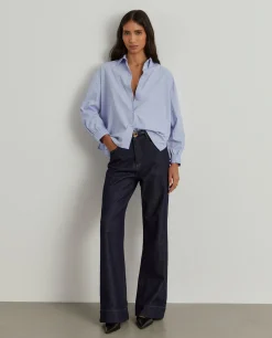 Camisa oversize em popeline