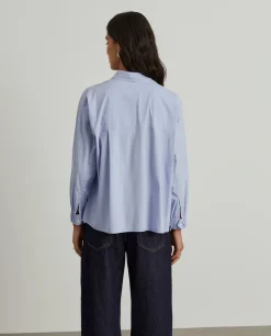 Camisa oversize em popeline