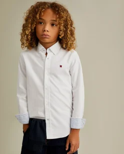 Camisa oxford em algodão