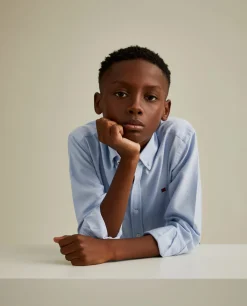 Camisa oxford em algodão