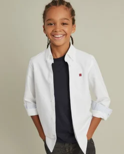 Camisa oxford em algodão