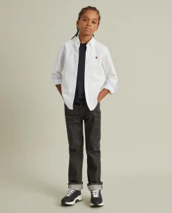 Camisa oxford em algodão