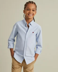 Camisa oxford em algodão