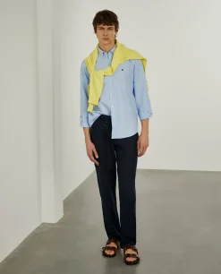 Camisa oxford lisa regular fit