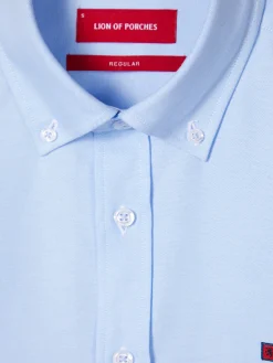 Camisa oxford lisa regular fit