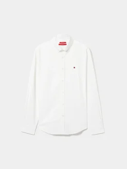 Camisa oxford regular fit de algodão