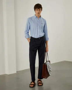 Camisa oxford slim fit