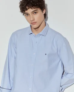 Camisa oxford slim fit