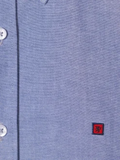 Camisa oxforf lisa regular fit