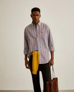 Camisa quadrados regular fit