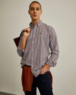 Camisa quadrados regular fit