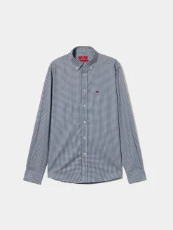 Camisa regular fit 100% algodão