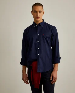 Camisa regular fit de algodão