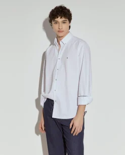 Camisa regular fit de algodão