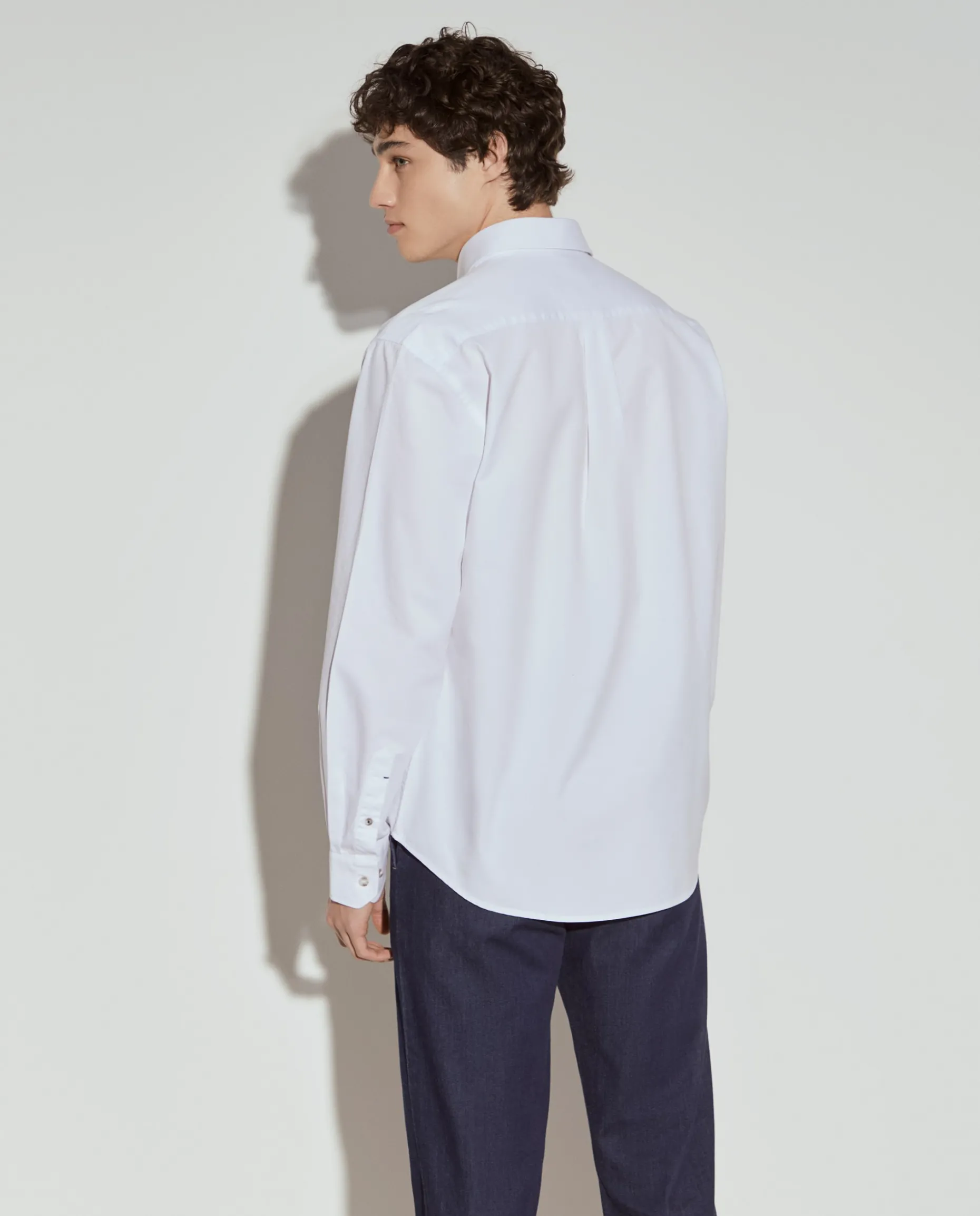 Camisa regular fit de algodão