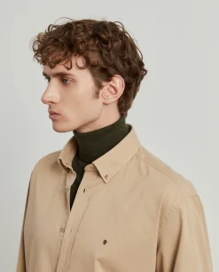 Camisa regular fit de algodão