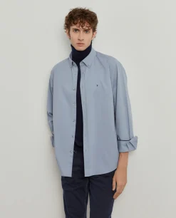 Camisa regular fit de algodão