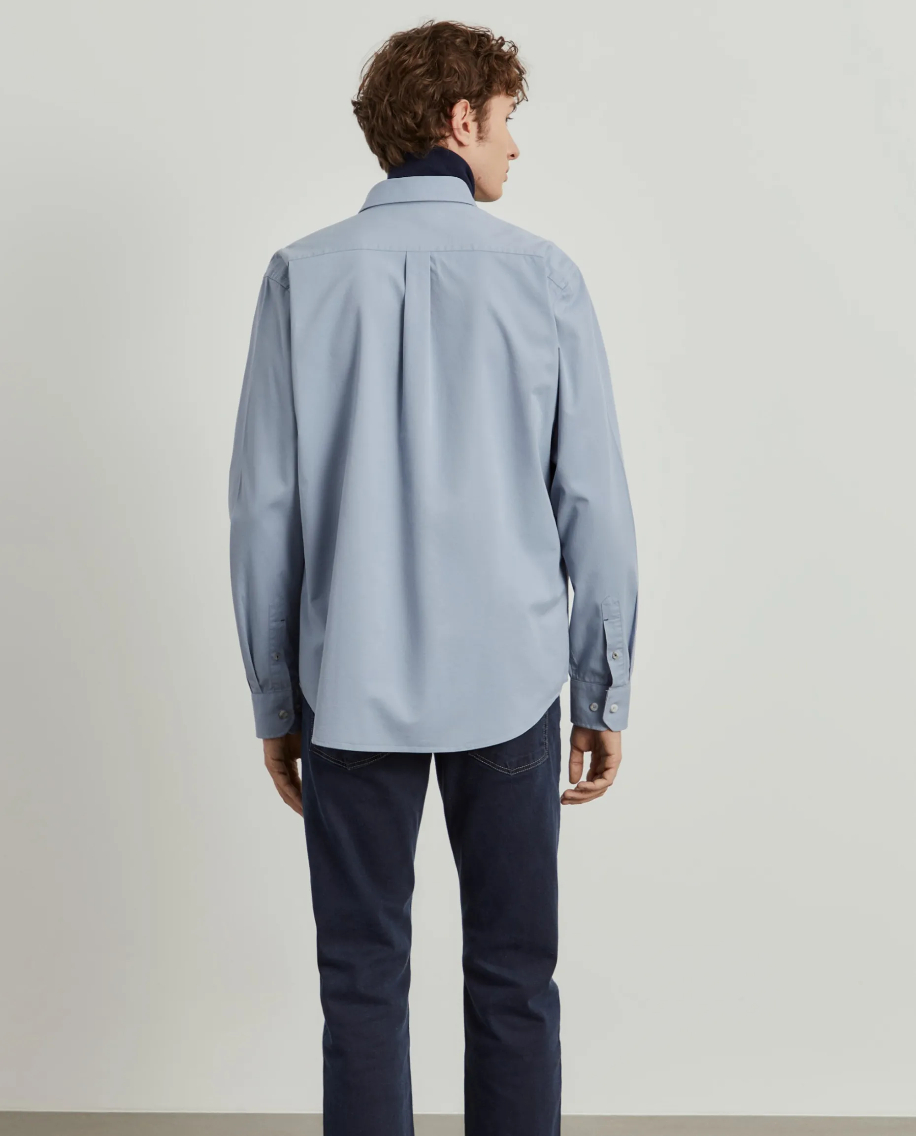 Camisa regular fit de algodão