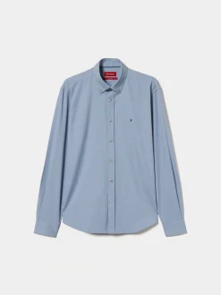 Camisa regular fit de algodão