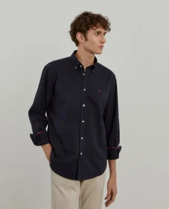 Camisa regular fit de algodão