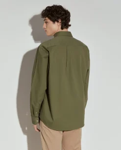 Camisa regular fit de algodão