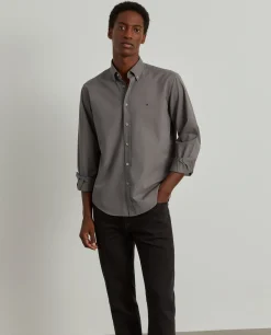Camisa regular fit de algodão