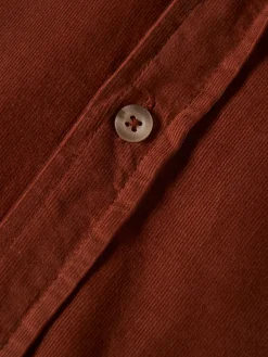 Camisa regular fit de bombazine