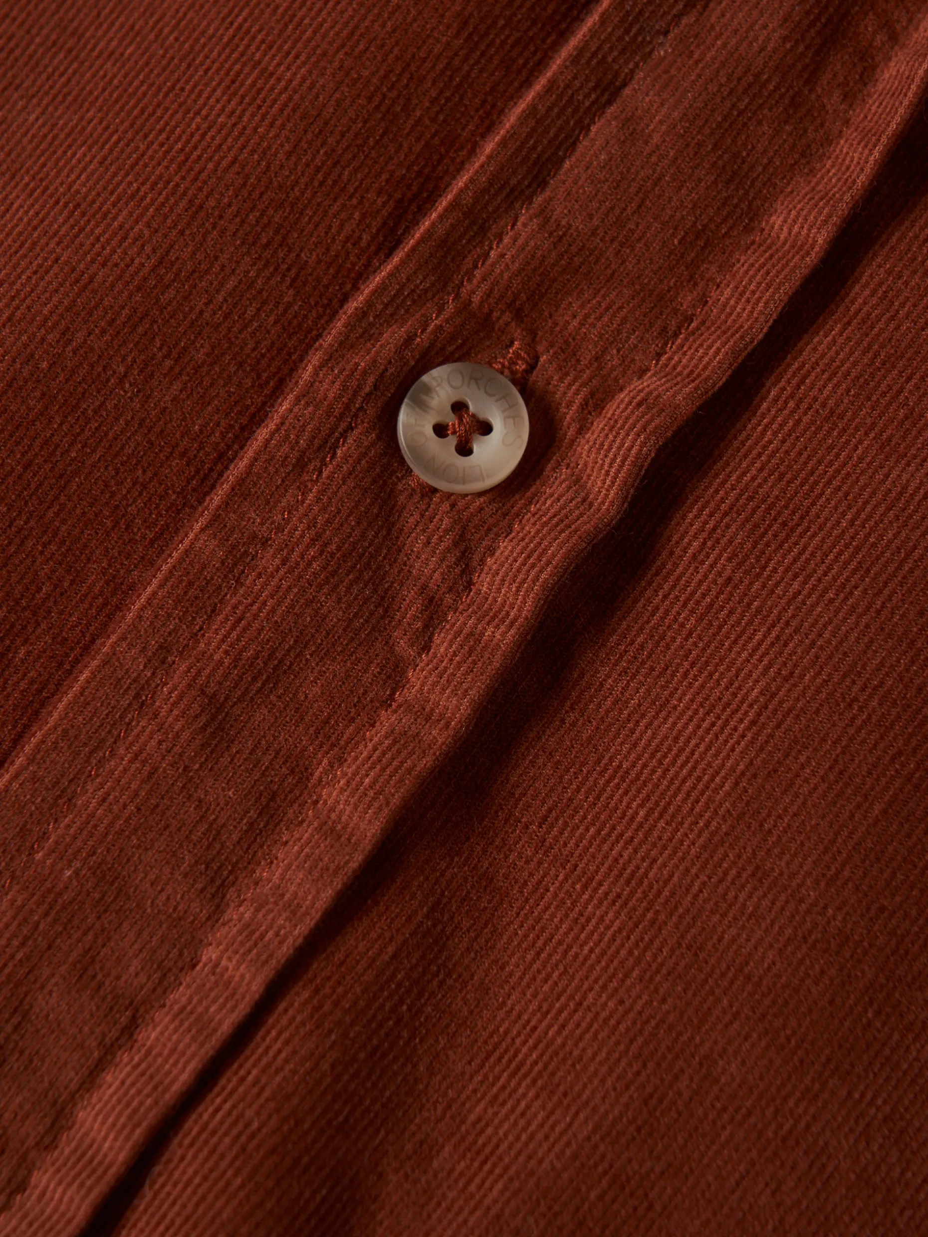 Camisa regular fit de bombazine