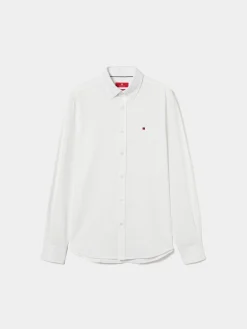 Camisa regular fit em algodão