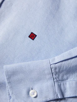 Camisa regular fit em algodão