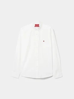 Camisa regular fit em algodão