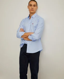 Camisa regular fit em tecido oxford