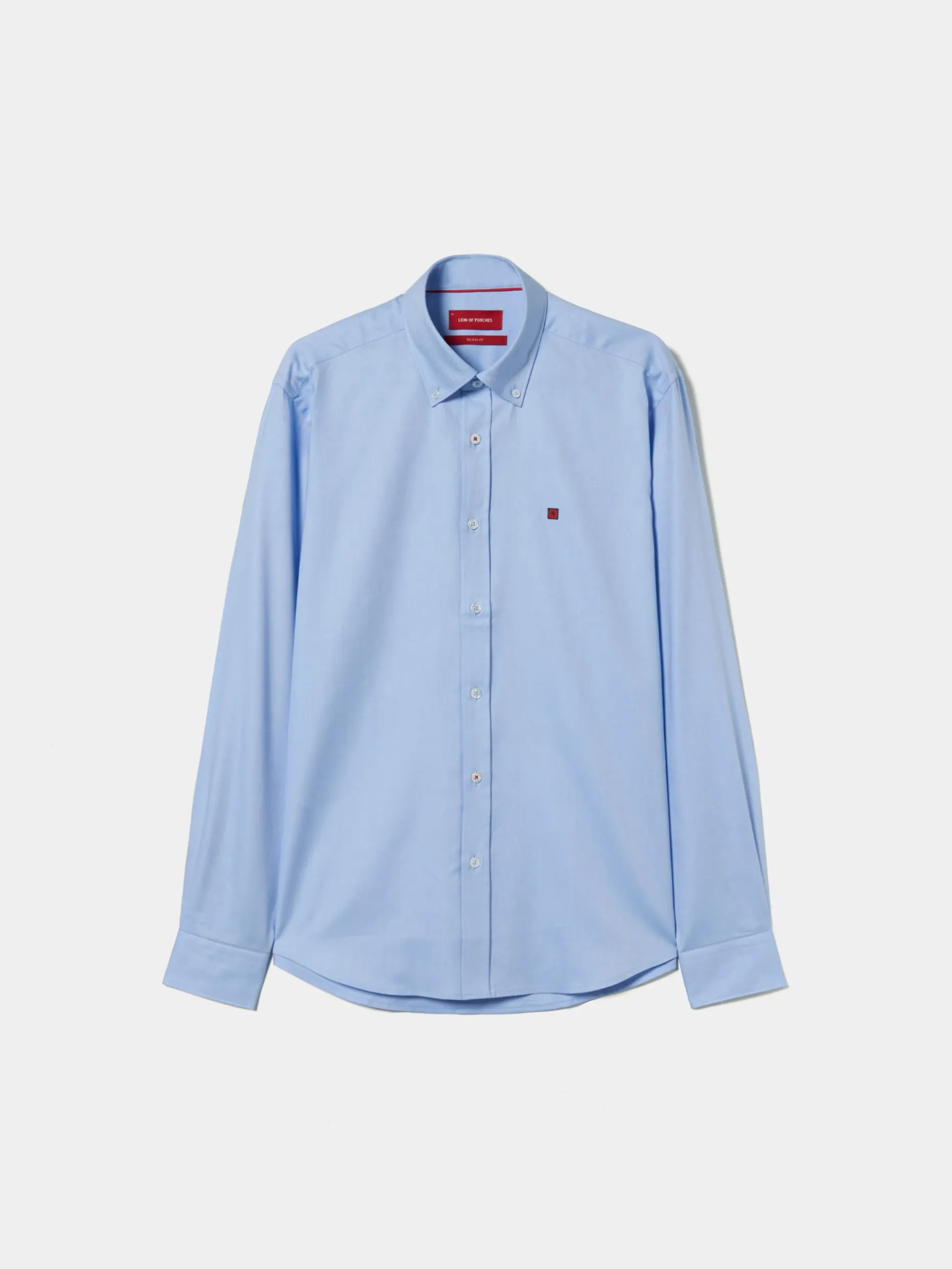 Camisa regular fit em tecido oxford