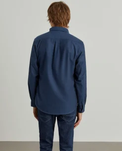 Camisa regular fit flanela